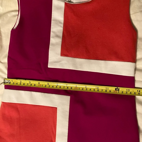 ZOE LTD Girls Pink Colorblock Dress Size 12 - Picture 6 of 6